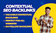 build SEO high quality do follow backlinks with contextual link building