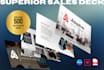 design a standout company sales deck or capabilities deck