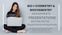 help you in bio chemistry related problems, also teach you