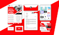 design letterhead, digital flyer, eddm postcard, brand identity, branding kit,