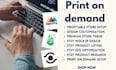 do print on demand shopify store with printful