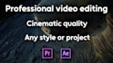 do professional video editing