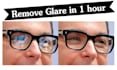 remove reflection and glare from glasses and retouching