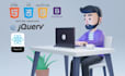 be your frontend web developer using react, tailwind, CSS, bootstrap and jquery