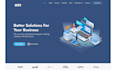 develop a responsive website with html css js