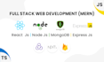 be your full stack web developer with reactjs, nodejs, expressjs and mongodb