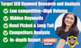 do trending SEO keyword research and competitor analysis