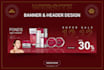 design website banners and headers
