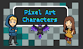 create 2d pixel art character sprites