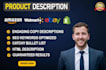 write SEO descriptions for shopify, amazon, walmart, ebay