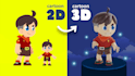 do 3d character modeling and animation