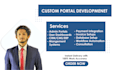 create custom portal,crm,cms,database management system