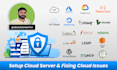 deploy your websites on digital ocean, AWS, google cloud, azure, and linode