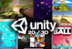 develop game in unity 3d , unity 2d for android, ios web, PC