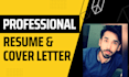 write professional resume and cover letter