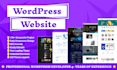 create responsive wordpress website design or website redesign