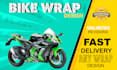 do design motorcycle street bike wrap design or sticker motorcycle