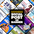make a professional social post and banner art