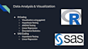 do data analysis and visualization in r or SAS programming