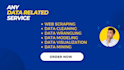 do website scraping, data extraction, cleaning, wrangling, mining by python
