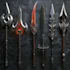 create weapon design and illustration