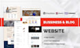 business blog and website design