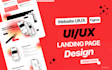 do figma landing page, saas landing page, figma design or website uiux