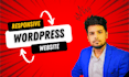 build responsive wordpress website and customization