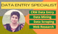 do perfect data entry and data mining jobs