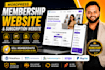 create a membership , subscription , memberpress website