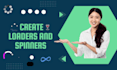 create a loading screen loaders and spinners