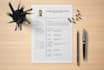 do CV resume PSD and ai template and web UI design template