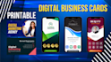 do impressive digital cards, digital business cards, business card with qr code