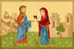 illustrate biblical stories in orthodox christian style