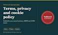 write terms and conditions, privacy policy and cookie policy