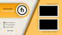 create youtube outro video, endscreen, and subscribe button