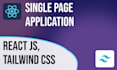 build modern, responsive website with react js, tailwind CSS