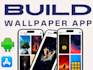 made wallpaper app for android and ios using flutter