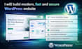 design redesign wordpress website, website development as a full stack developer