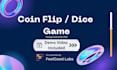 create coinflip, dice games project using chianlink vrf