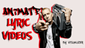 create animated lyric music video with audio visualizer