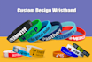 design silicone wristband,tyvek and custom events bracelet