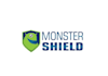 design illustrate dynamic monster shield logo