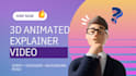 create 3d animated explainer and marketing video for you