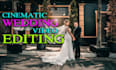 do professional wedding and event video editing