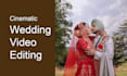 do cinematic wedding video editing and color grading