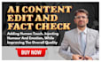 edit and fact check your ai generated content adding human touch