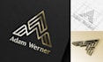 create a modern and minimalist monogram logo for your brand