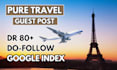 travel guest post backlink on a high da outdoor blog with a tourism post
