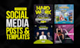 do creative social media design, instagram post, banner ads